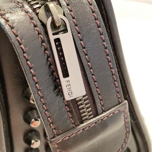 𝅺sale Fendi Studded Satchel - Picture 13 of 15